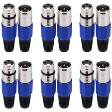 12 Connettori XLR a 3 Poli
