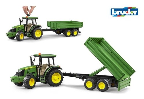 Bruder trattore con rimorchio - bruder,