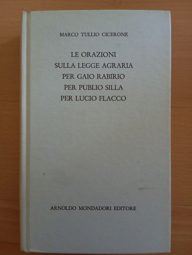 Cicerone orazioni legge - cicerone,,