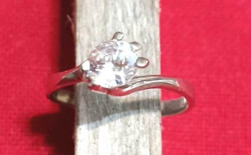 Anello solitario argento - anello, 925