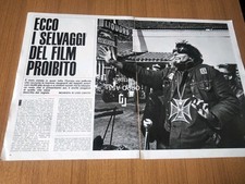 1967 IL FILM DEI HELLS ANGELS VIETATO IN ITALIA ARTICOLO ORIGINALE VINTAGE