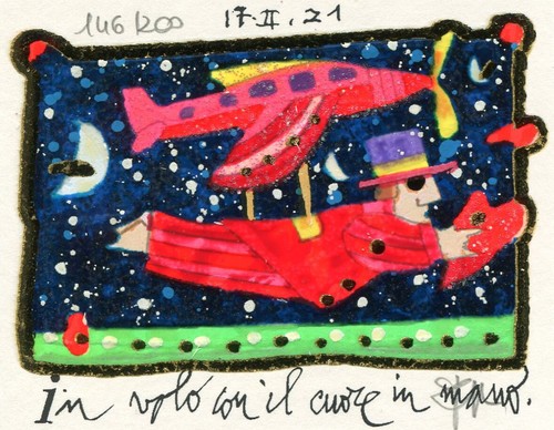 Francesco musante in volo - francesco,