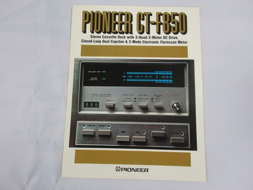 Pioneer f850 cassette - ct-f850,