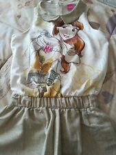 Salopette bimba "la bella e la bestia" nuova senza etichetta tg 11-12 anni 