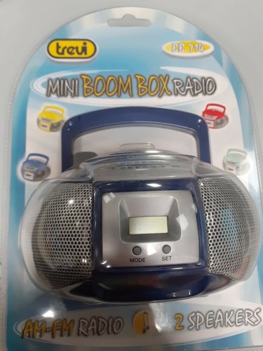 Mini boombox radio bb714 trevi - boombox,