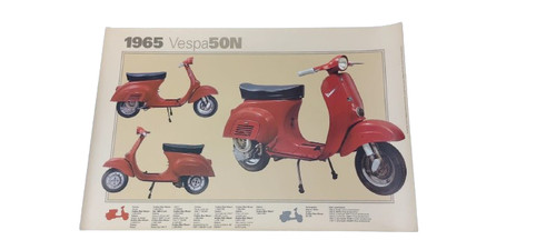Poster plastificato vespa n - plastificato,