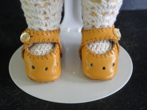 Scarpe cuoio per bleuette - scarpe, di