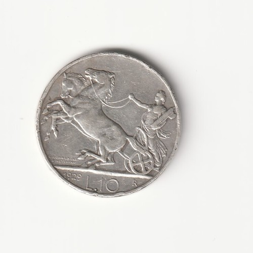 Lire biga 1929 due - due, rosette