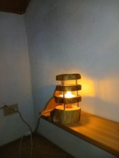 Lampada artigianale in radice