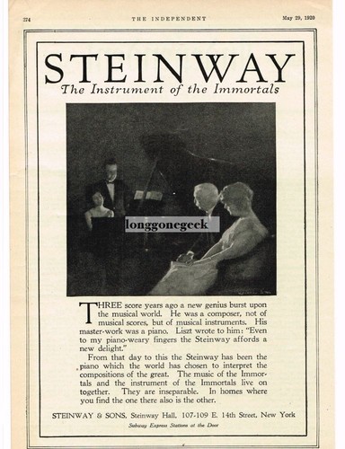 Steinway 1920 pianoforte - steinway,