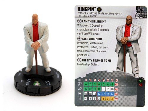 Heroclix 037a kingpin - heroclix,