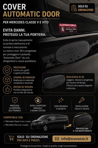 Proteggi maniglia per mercedes - proteggi,