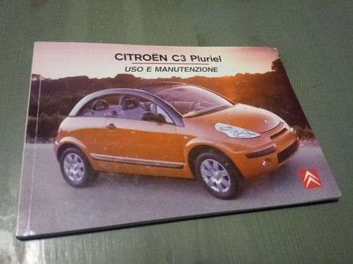 Citroen pluriel manuale uso - citroen,