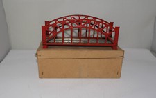 MARKLIN H0 00 : cod. 467 ponte in metallo rosso cm 18x6 ottimo in orig. box 800