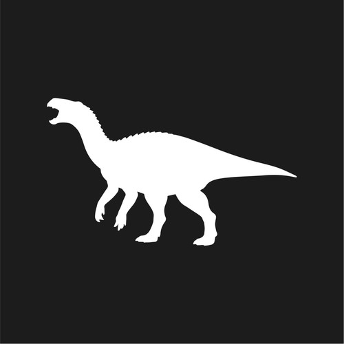 Adesivo iguanodon ruggente