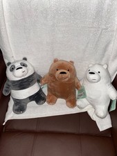 WE BARE BEARS Plush Figures