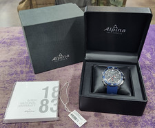 Orologio uomo Alpina Seastrong Diver 300 AL-372LBN4V6 con scatola e documenti