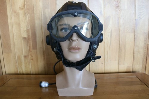 Raro casco volo pelle - da,