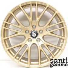 4 CERCHI 21 " PORSCHE PANAMERA ORIGINALI NUOVI ORO OPACO 971601025AQ 971601025AP