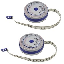 2PCS 2M BMI Indice di Massa Corporea Nastro di Misura Retrattile per Monitoraggi