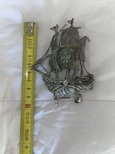 barca in argento 800 veliero dei pirati