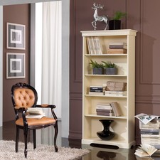 LIBRERIA LACCATA AVORIO