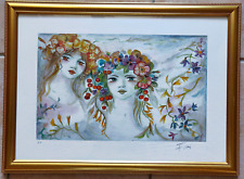 Serigrafia a colori firmata