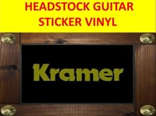 Kramer Stickers Gold Vinyl