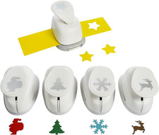 Weihnachten Set Di 5 Fustelle Natalizie, Bianco, 5X 2,54 Cm