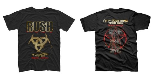 Shirt unisex rush band - unisex, fifty