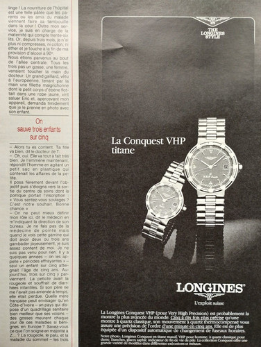 Pubblicità stampa orologio