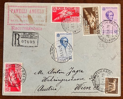 Storia postale raccomandata - storia, da