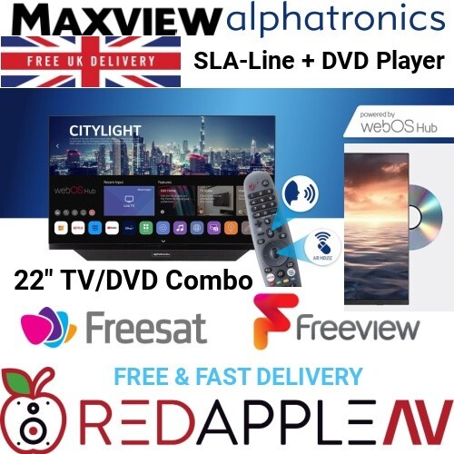 Alphatronics smart tv - 22", hd