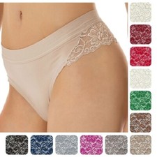 Brasiliana mutandina donna in modal e pizzo Tramonte Made in Italy Priscilla