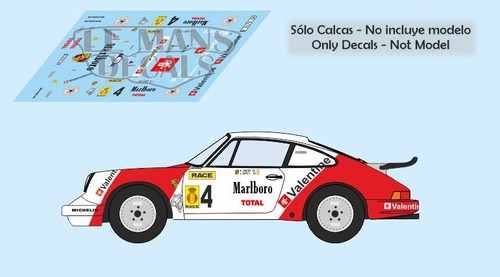 Decals porsche 911 4x4 rally - decals,