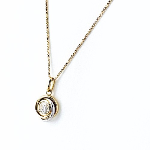 Collana design diamante oro - design,