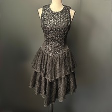 Abito vintage Gunne Sax nero