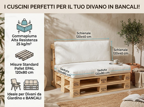 Gommapiuma per divano pallet - divano,