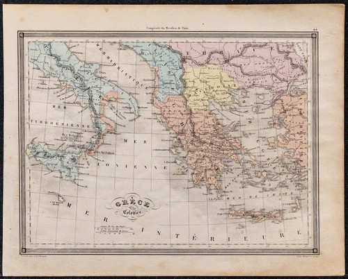 1860ca carta geografica - -,