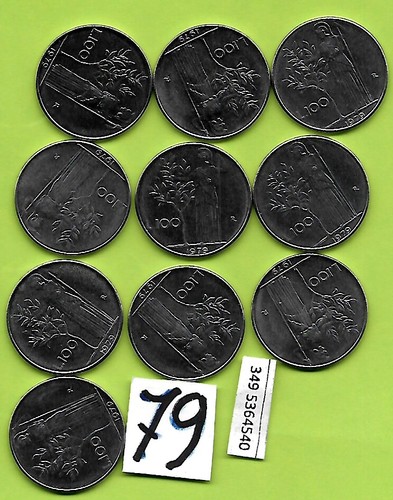 Lotto monete 100 lire - monete, del