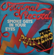 The Platters ‎- Smoke Gets In Your Eyes / My Prayer (Avant De Mourir) VINILE 45