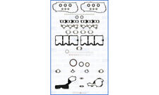 Kit guarnizioni ricostruzione motore completo originale AJUSA OEM ecc. Guarnizione Testa [51022700]