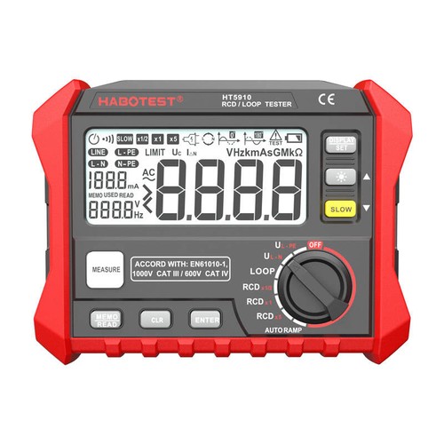 Tester resistenza loop rcd - resistenza, e