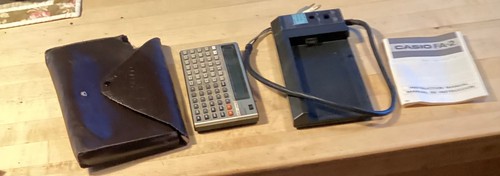 Casio tested works 702p - tested, fx