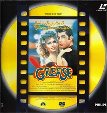 GREASE TRAVOLTA NEWTON-JOHN FILM LASERDISC USATO ITALIANO FR1 89436