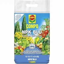 COMPO NPK BLU, Concime Universale Granulare per Orto e Giardino, Pronto Effetto,