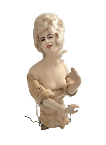 Busto bambola boudoir biscotto