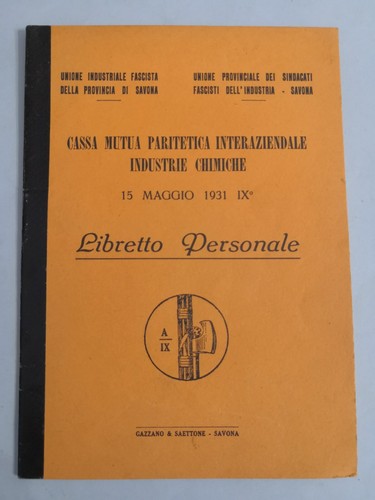Libretto personale lavoratori - libretto,