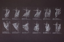 quadro moderno ballerina, matita bianca su carta nera disegnato a mano 50x70 cm