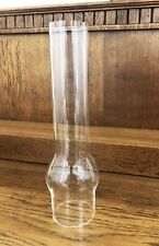 Paralume di ricambio in vetro trasparente alto per lumi a petrolio base 6,65cm